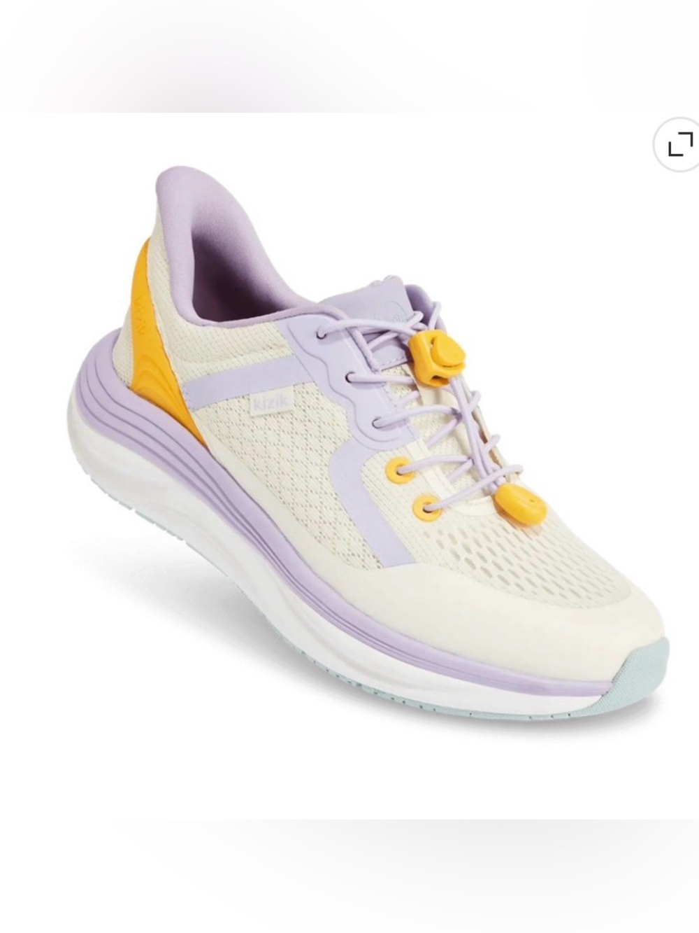 Kizik London Hands Free Shoes Womens SZ 6 Pristine Pastel Lilac Sneakers Sporty